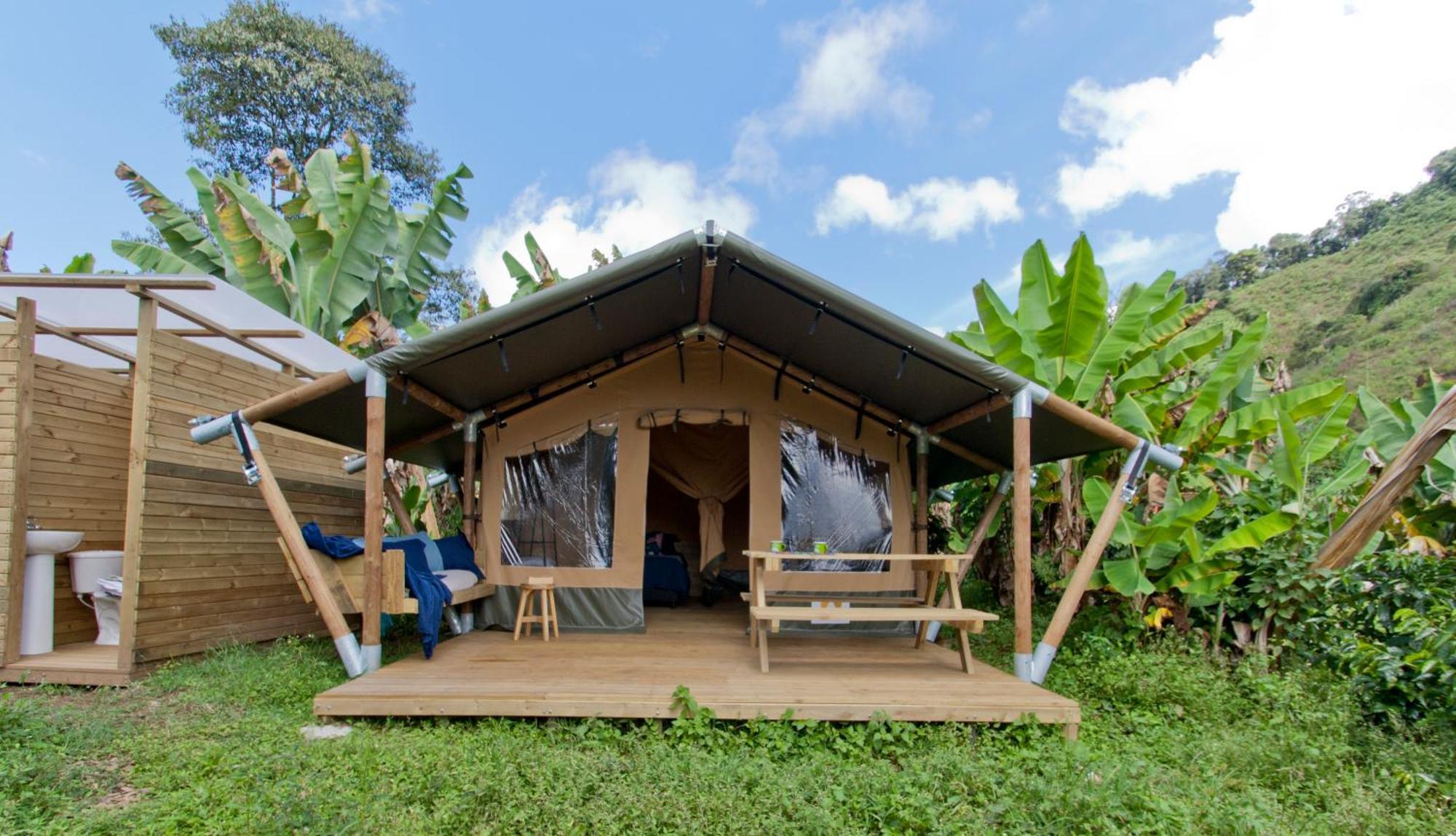 Glamping Jardin Hotel Buitenkant foto